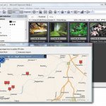 Интеграция с сервисом Virtual Earth позволяет связывать фотоархивы с географическими картами