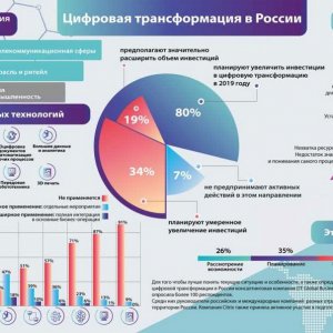 Рис. 1. Процесс цифровой трансформации в России