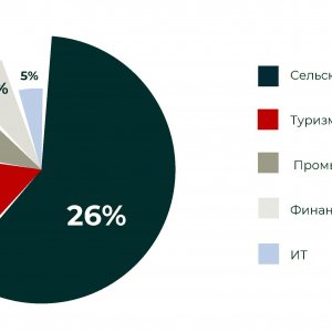 Рис. 1. Отраслевая структура ВВП Уругвая. Источник: Вебинар Минпромторга РФ и Торгпредства России в Аргентине, ноябрь 2024 г.