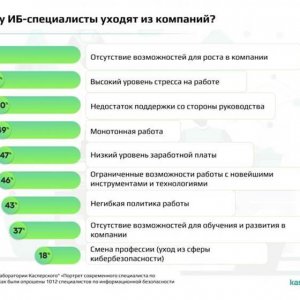 Рис. 1. Почему ИБ-специалисты уходят из компании