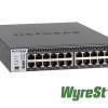 Управляемый коммутатор L3 - 24x 10 Gigabit Ethernet + 4x shared 10 Gigabit SFP+ - установка в стойку - WyreStorm M4300-XSM4324CS-24X